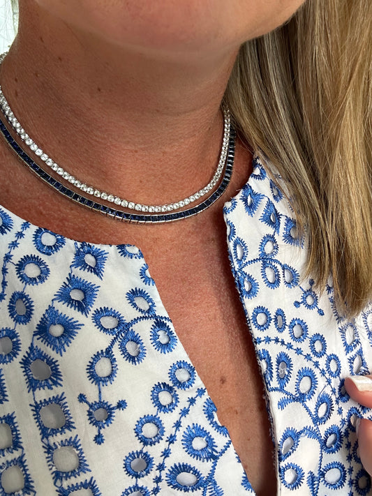 Blue Sapphire Necklace