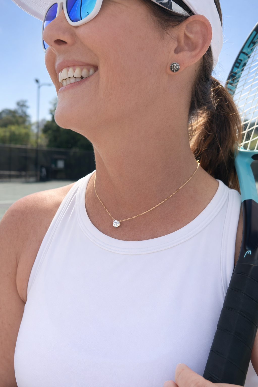 The Super Bowl Solitaire Necklace