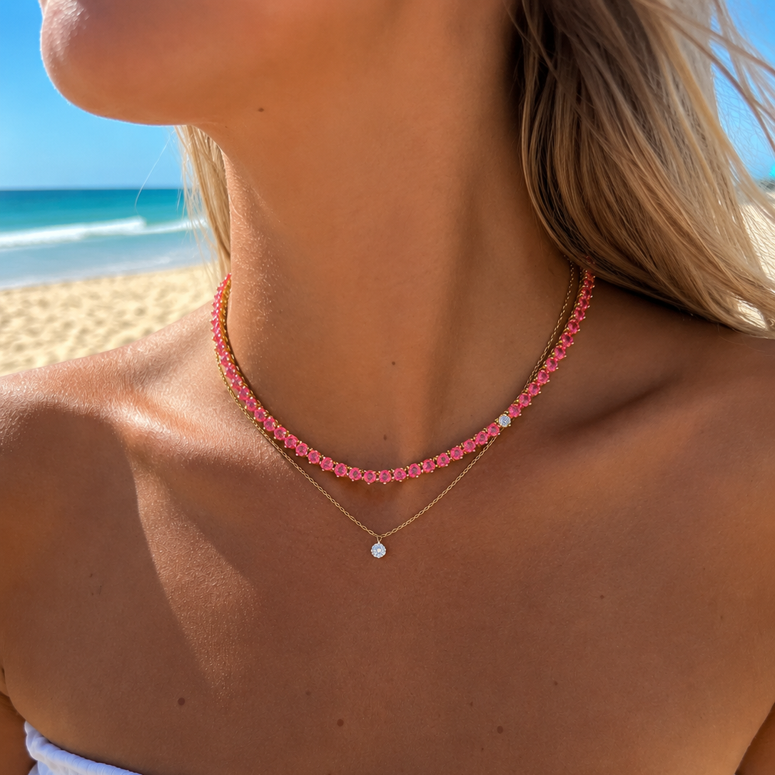 Signature Floating Diamond Necklace