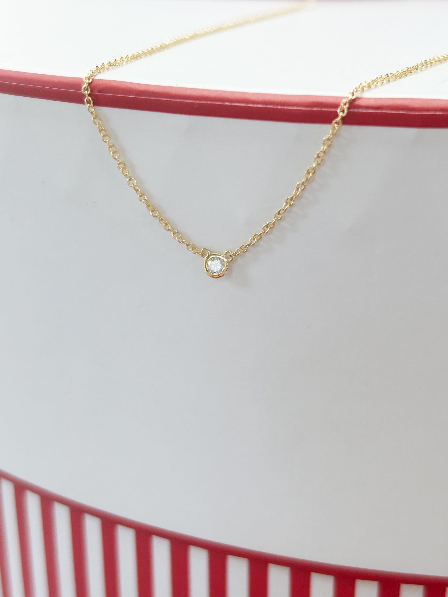 Simple Diamond Necklace