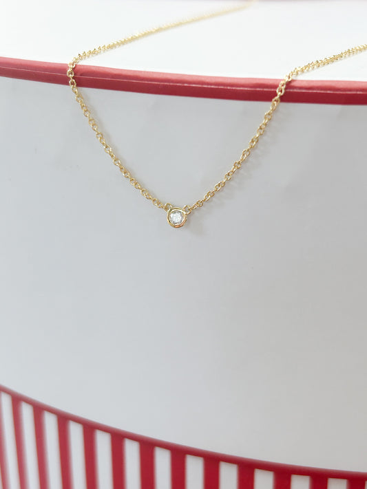 Simple Diamond Necklace