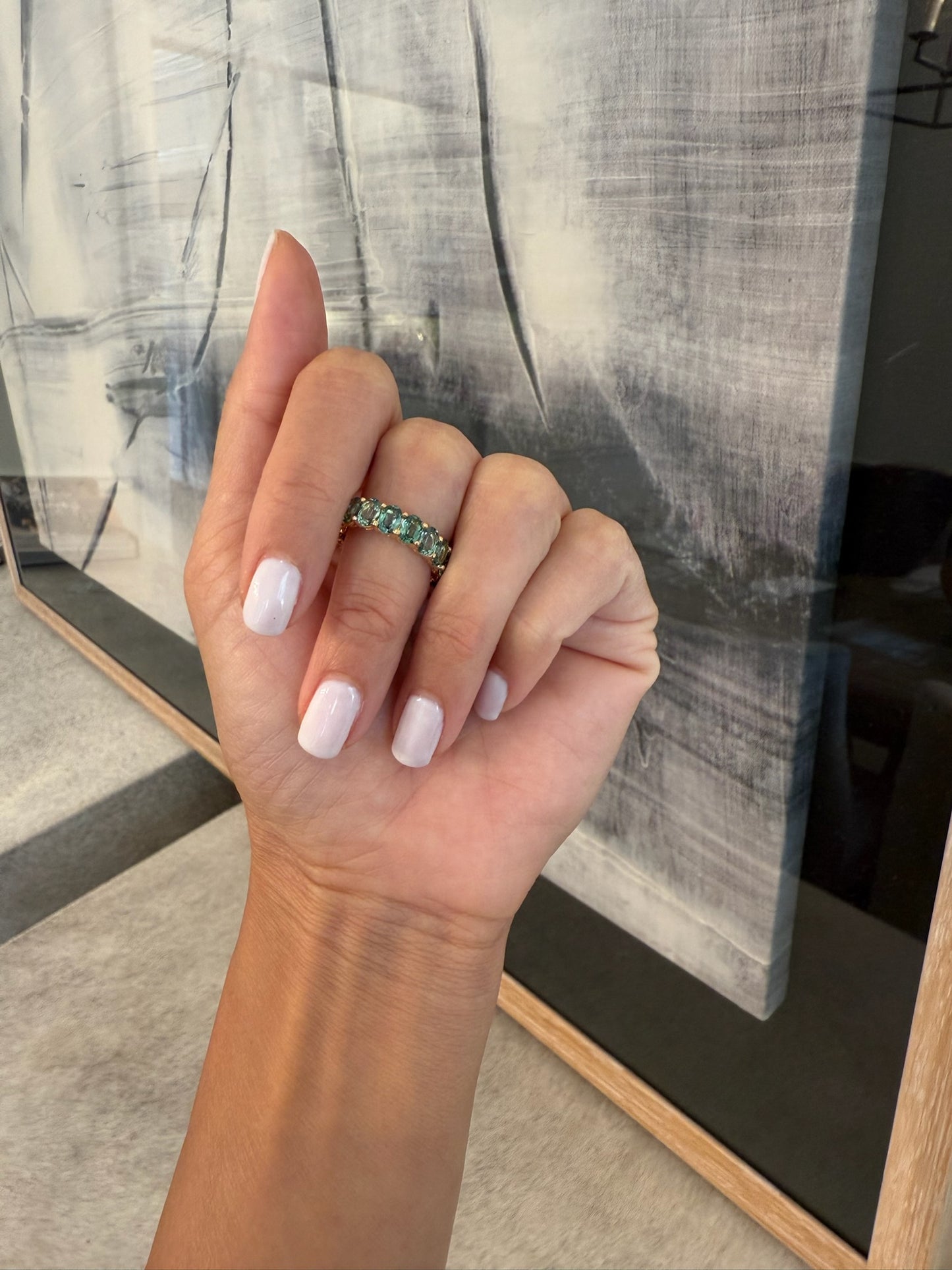 Oval Eternity Band