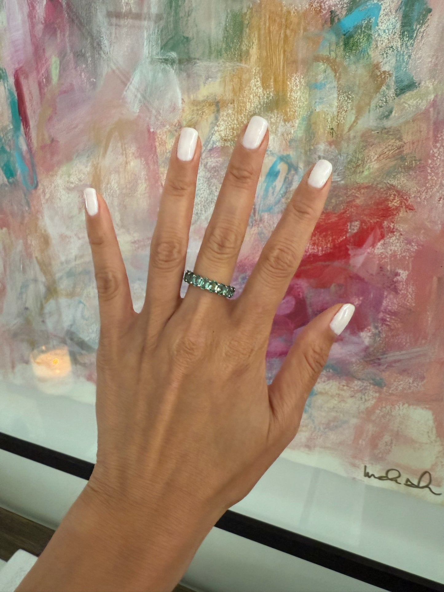 Oval Eternity Band
