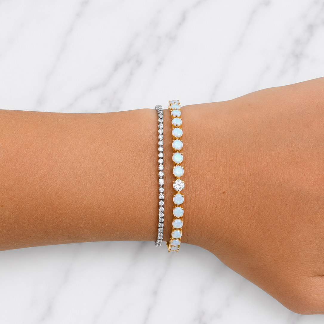 Frostbite Martini Opal & Diamond Bracelet