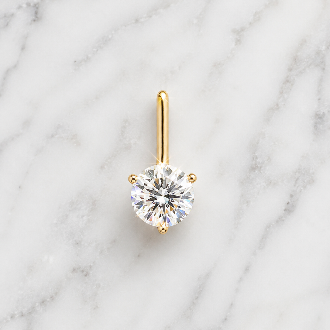 Stud Drop Earrings