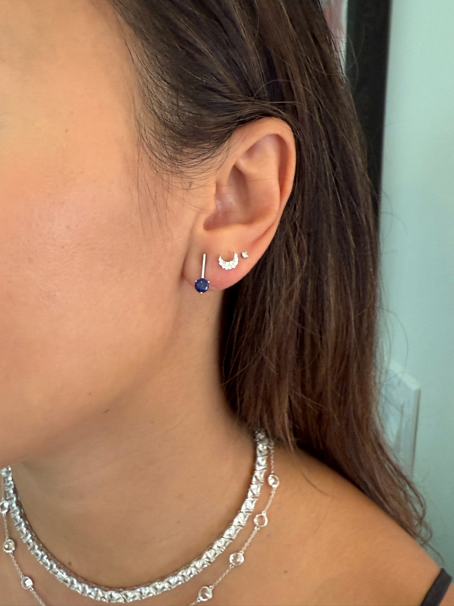 Stud Drop Earrings