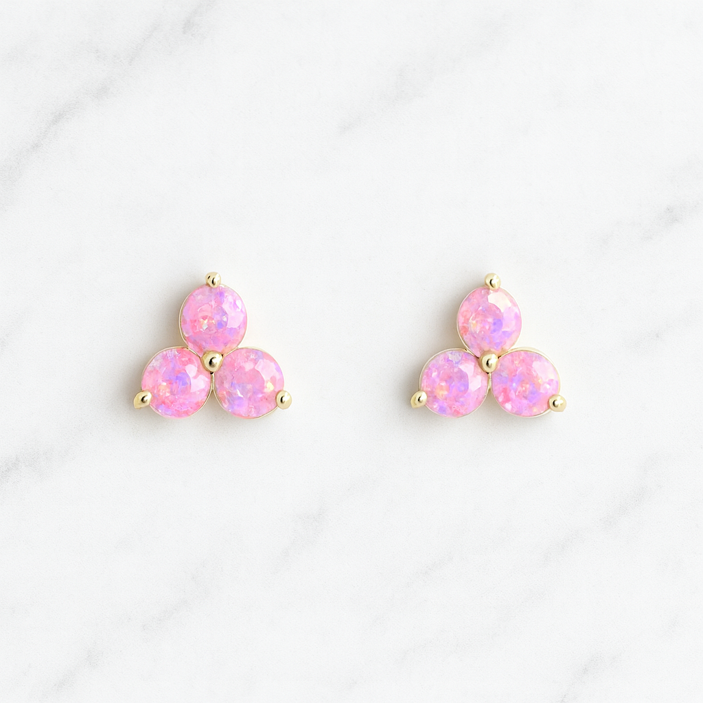 Cocktail Opal Earrings