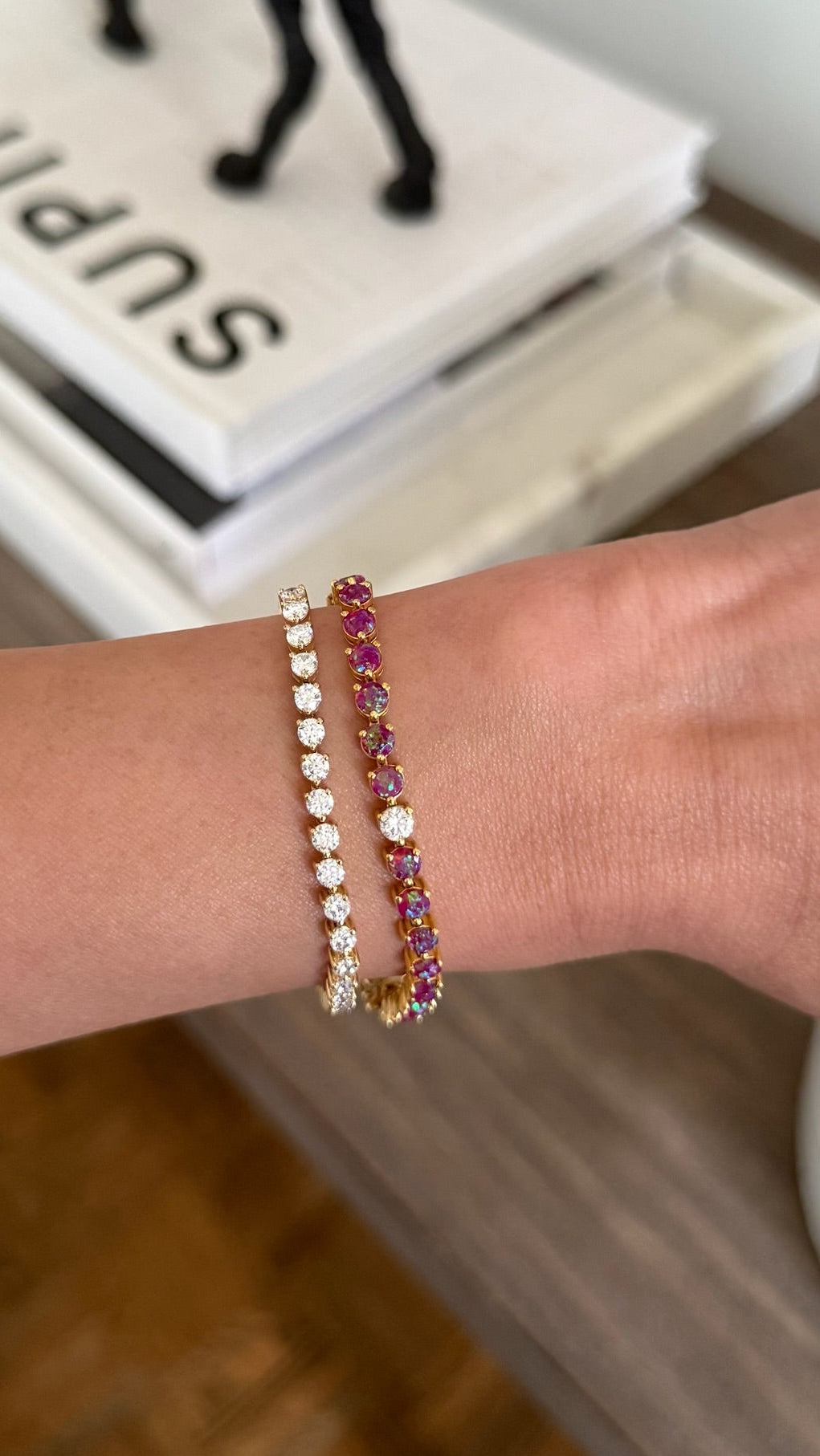 Transfusion Opal and Diamond Bracelet
