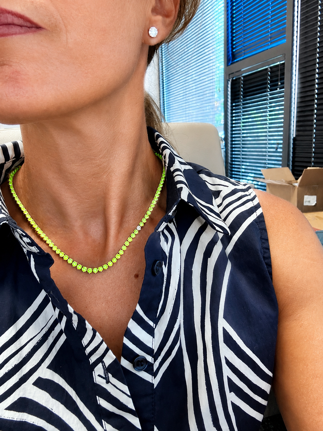 Honey Deuce Opal & Diamond Necklace