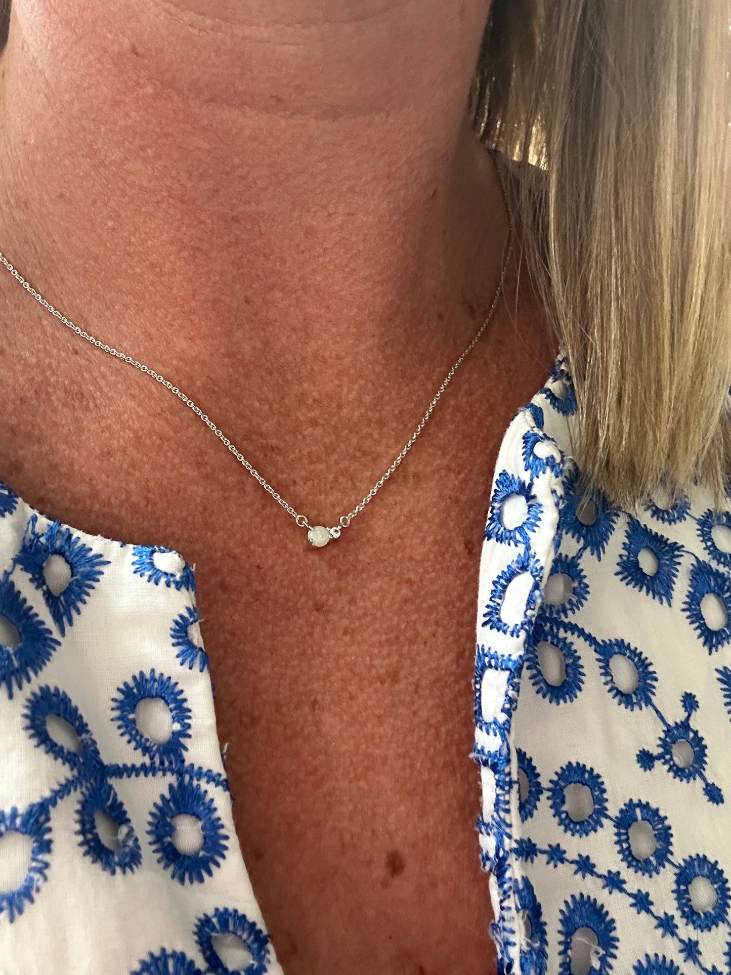 Birthstone Diamond Necklace