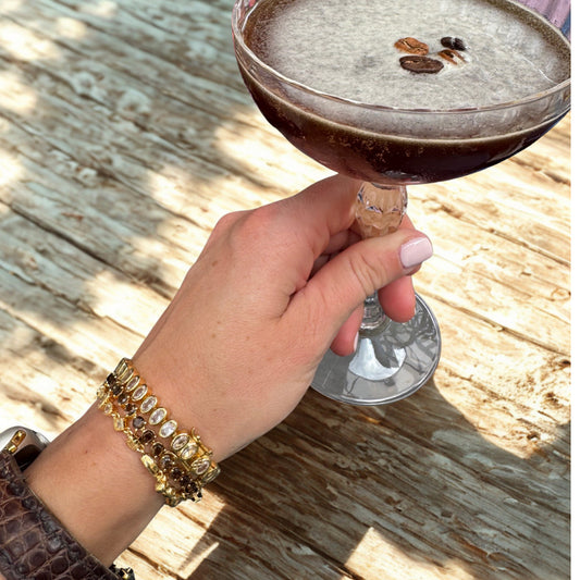 Espresso Martini Opal and Diamond Bracelet