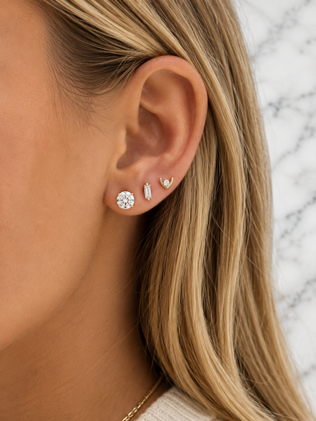 Baguette Stud