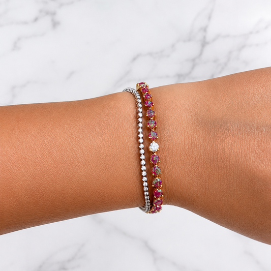 Transfusion Opal and Diamond Bracelet