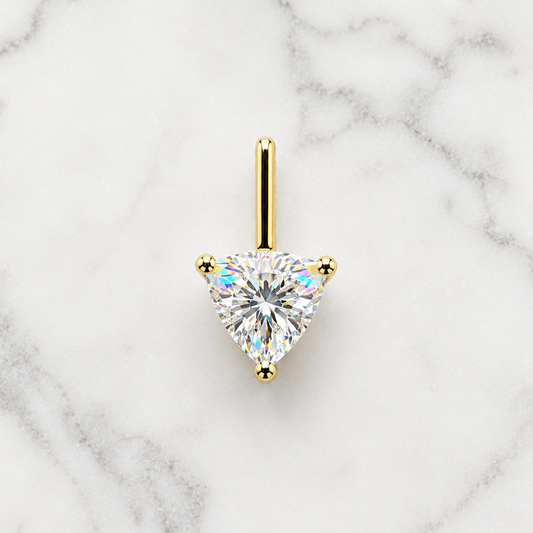 Trillion Drop Earrings
