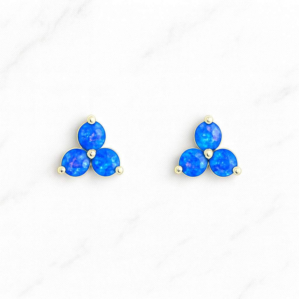 Cocktail Opal Earrings