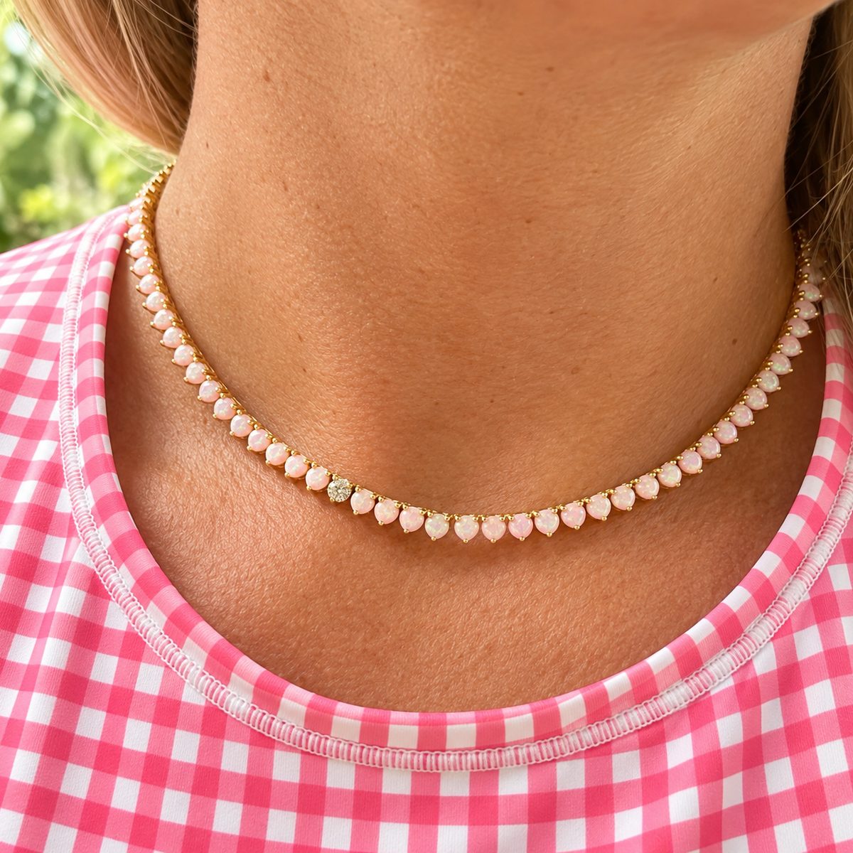 Bellini Opal and Diamond Necklace