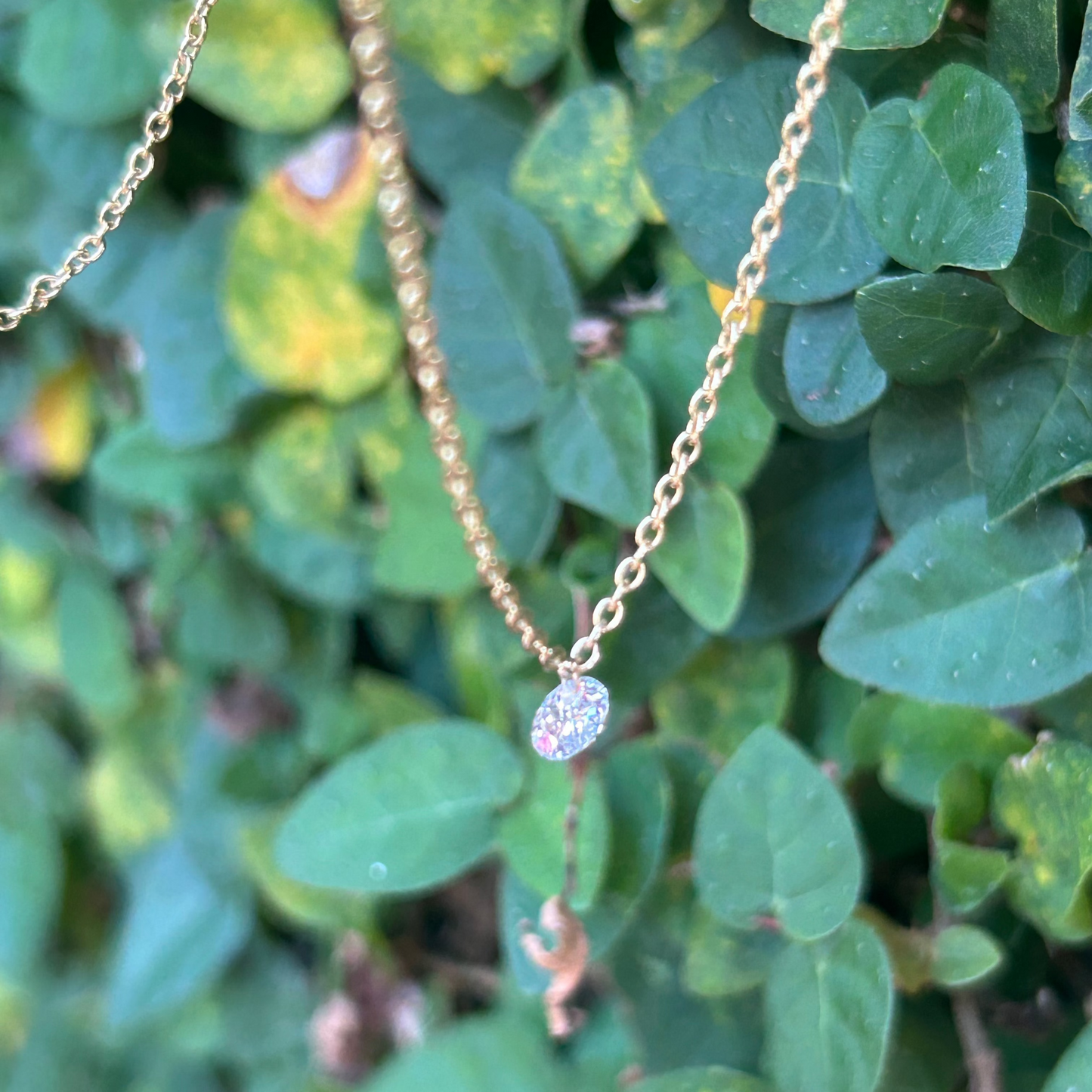 Signature Floating Diamond Necklace