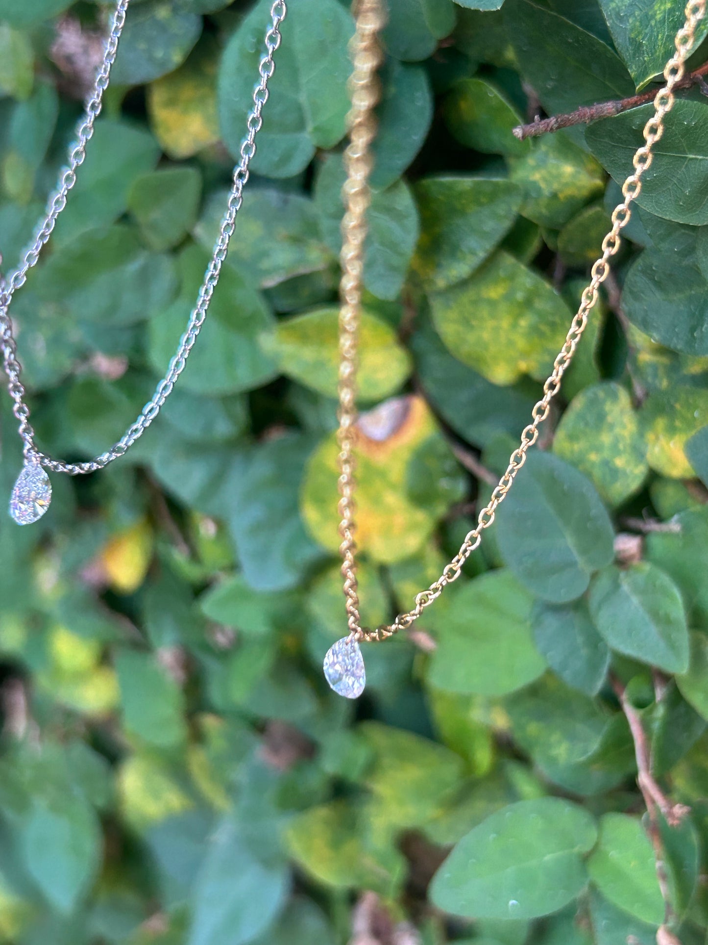 Signature Floating Diamond Necklace