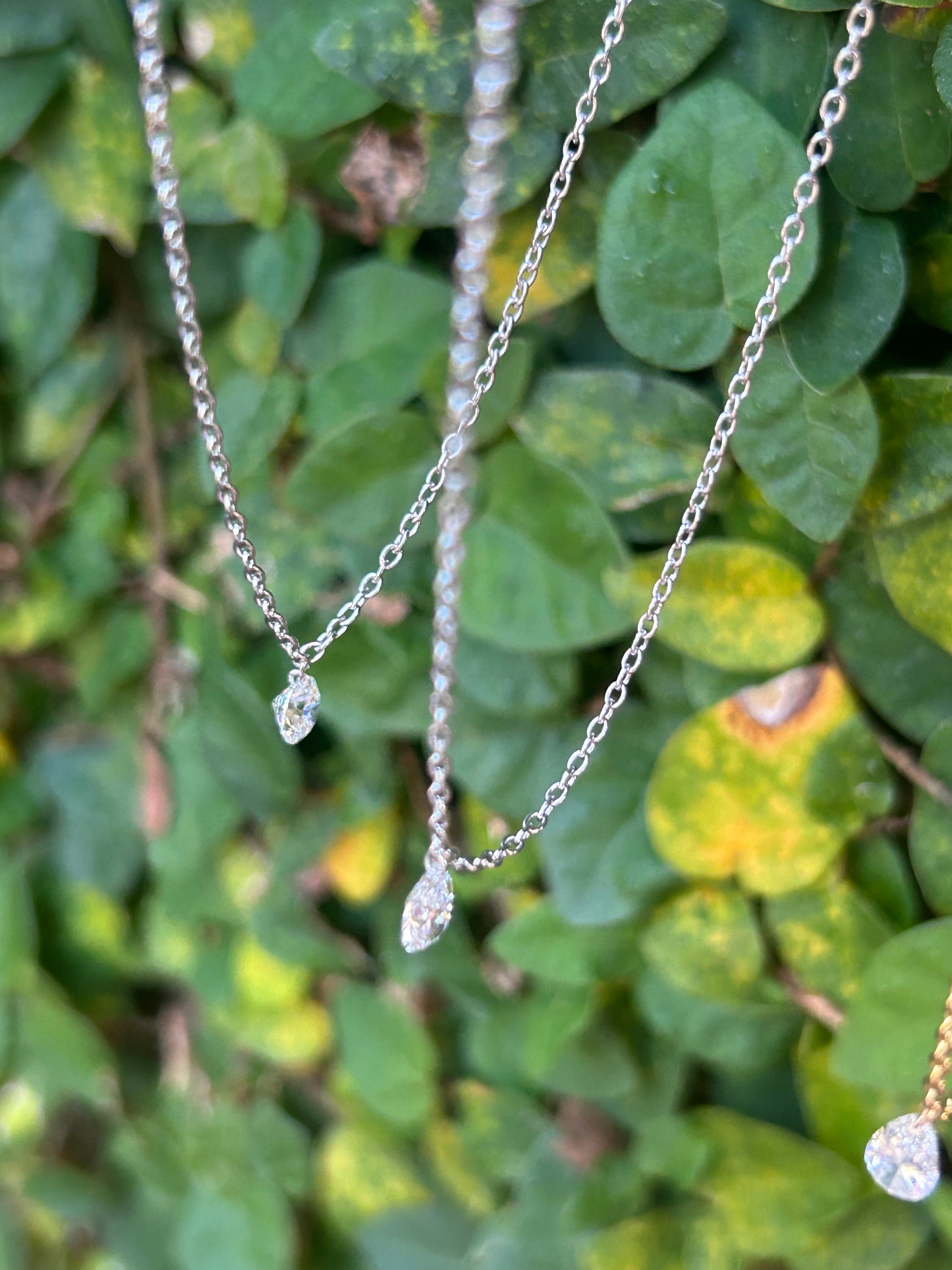 Signature Floating Diamond Necklace