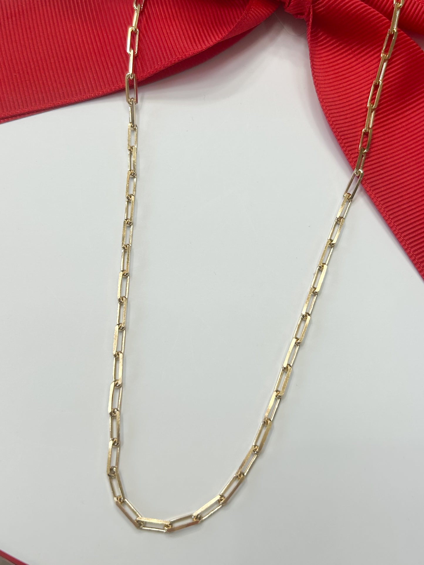 Paperclip Chain Necklace