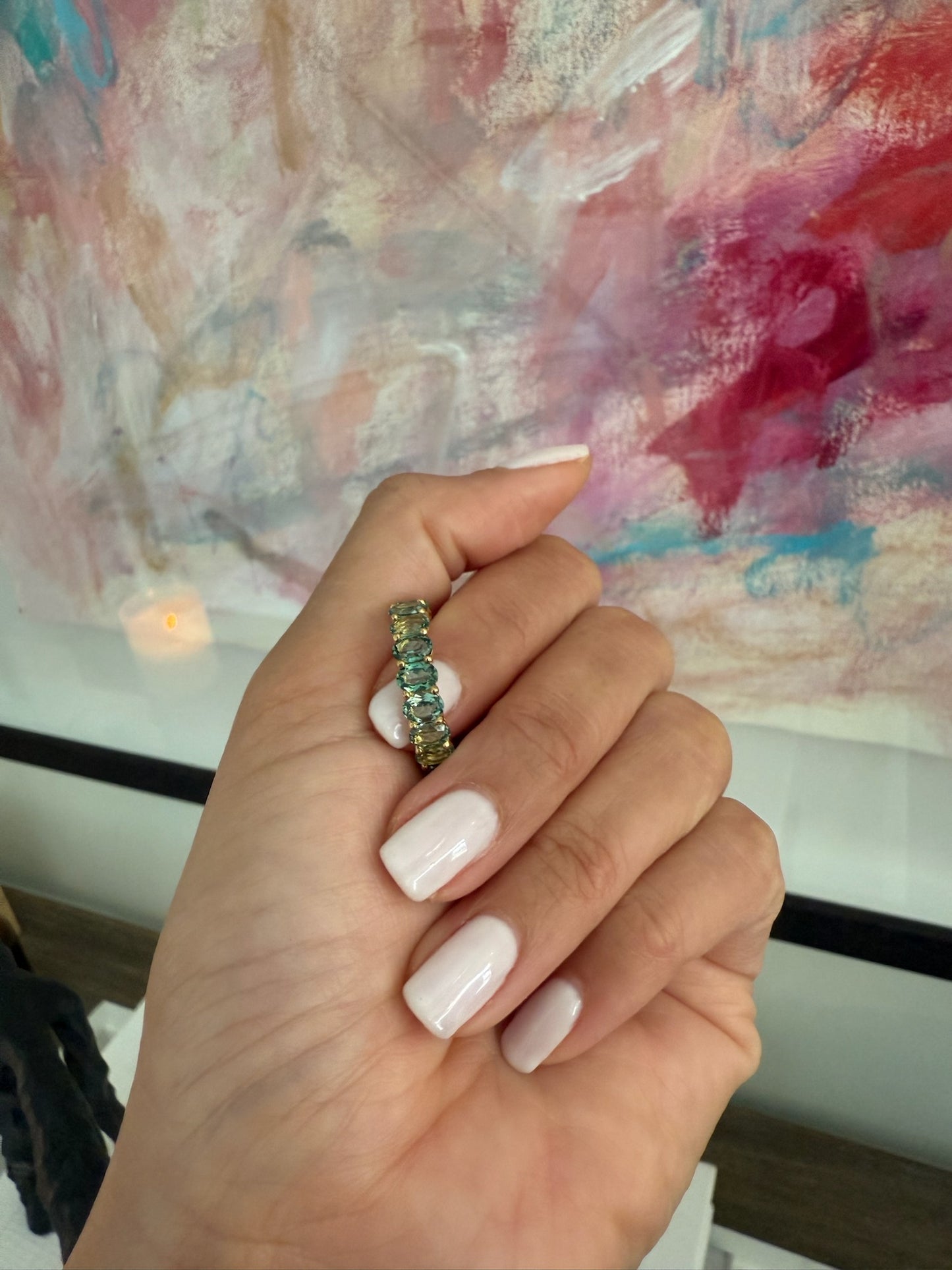 Oval Eternity Band