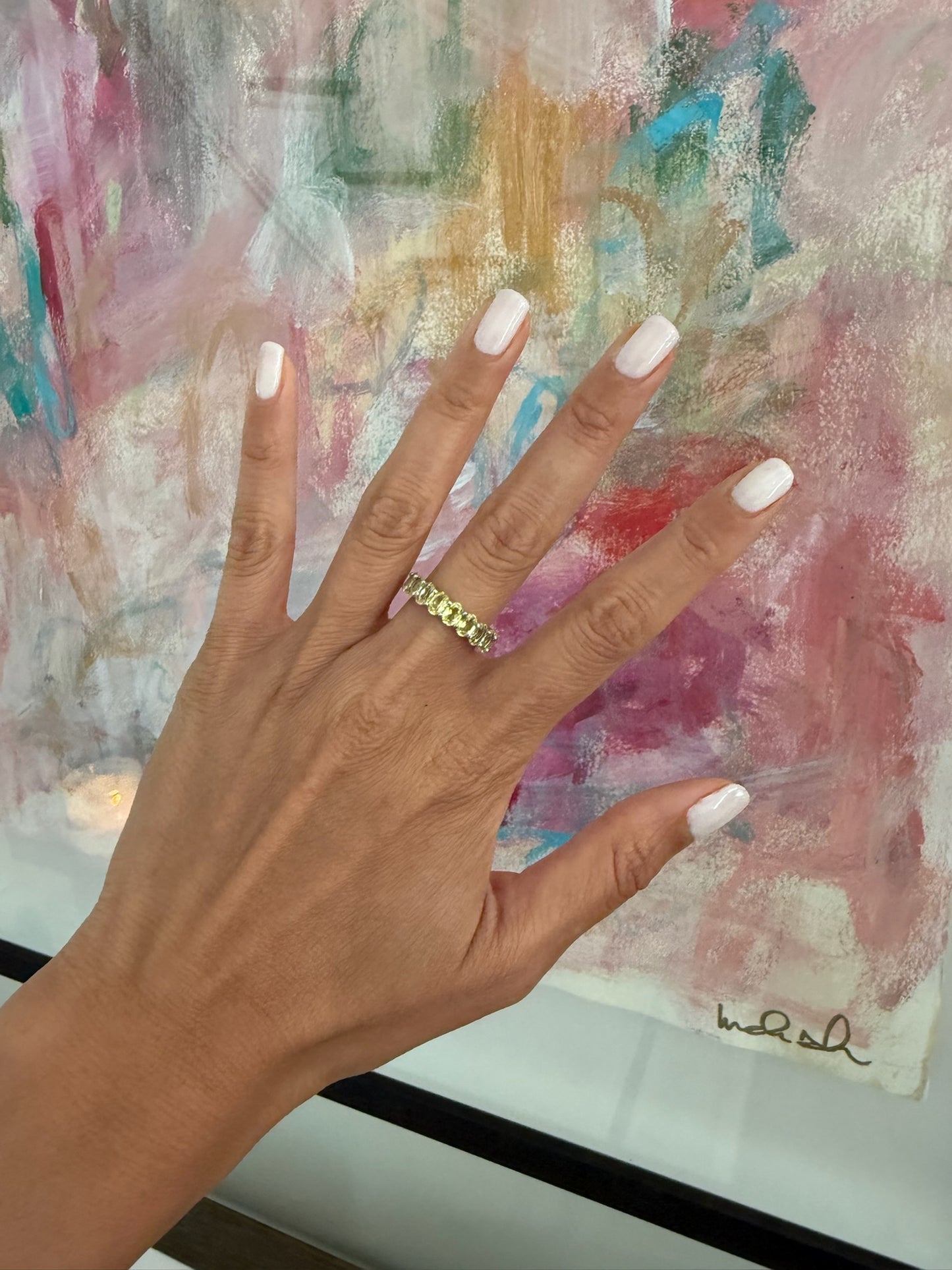 Oval Eternity Band