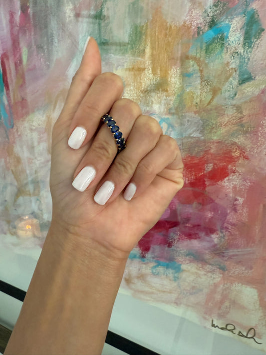 Oval Eternity Band