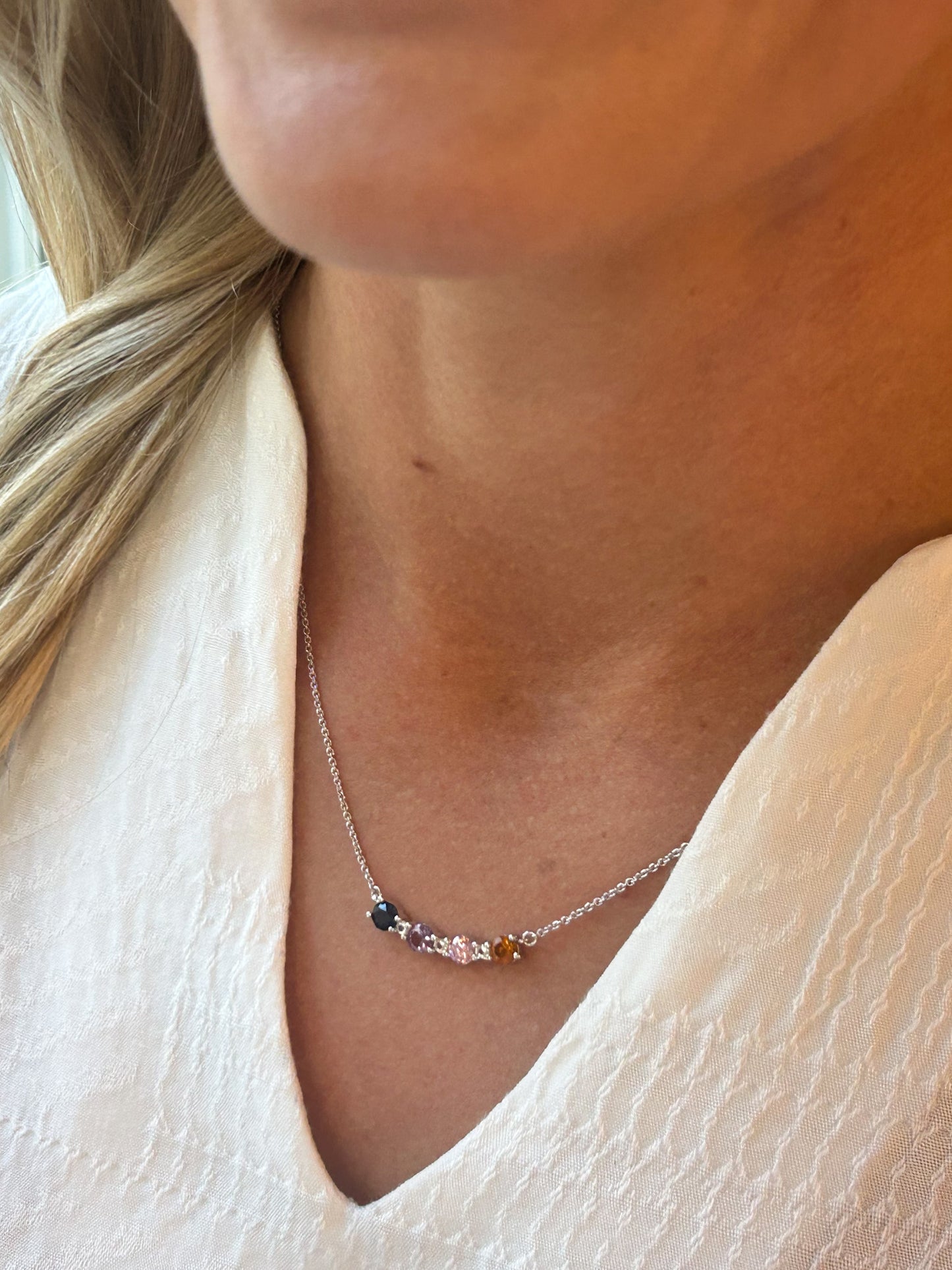 Birthstone Diamond Necklace