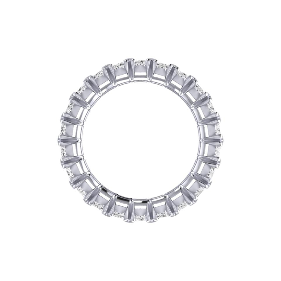 Upright Oval Prong Ring